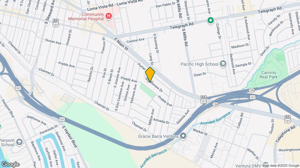 3170 Strathmore Dr Map and Location Details