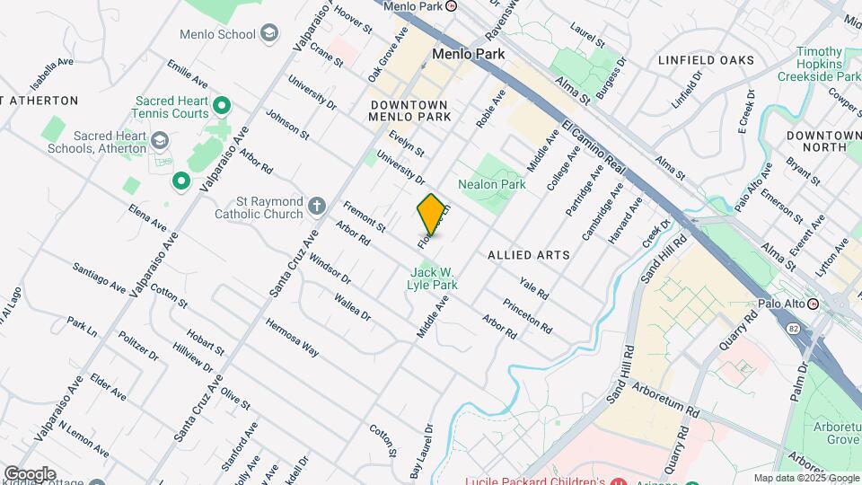 1025-1027 Florence Ln Map and Location Details