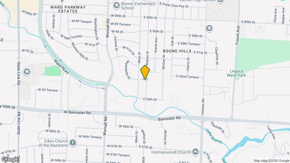 9246 Walnut St Map and Location Details