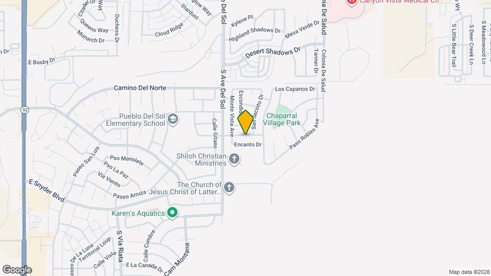 5284 Calle Granada Map and Location Details