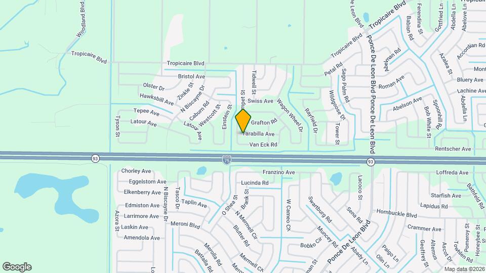 7887 Tarabilla Ave Map and Location Details