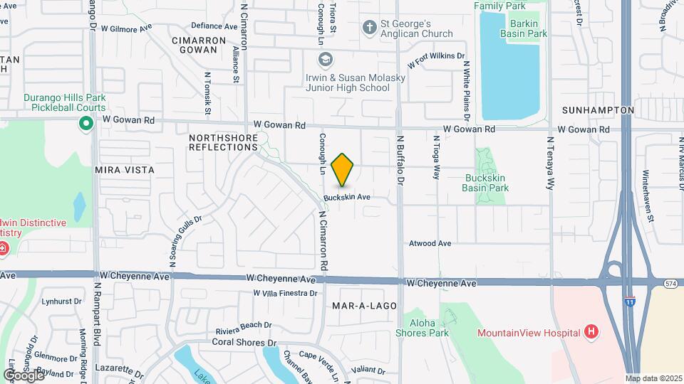 7716 Buckskin Ave Map and Location Details