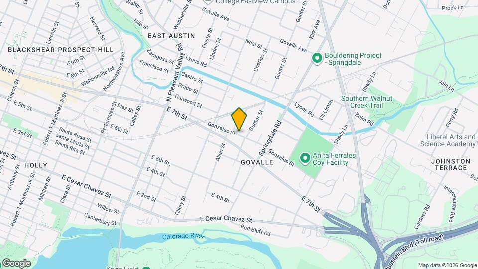 3412 Gonzales St Map and Location Details