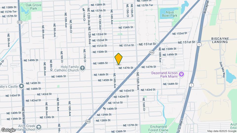 1429 NE 147th St Map and Location Details