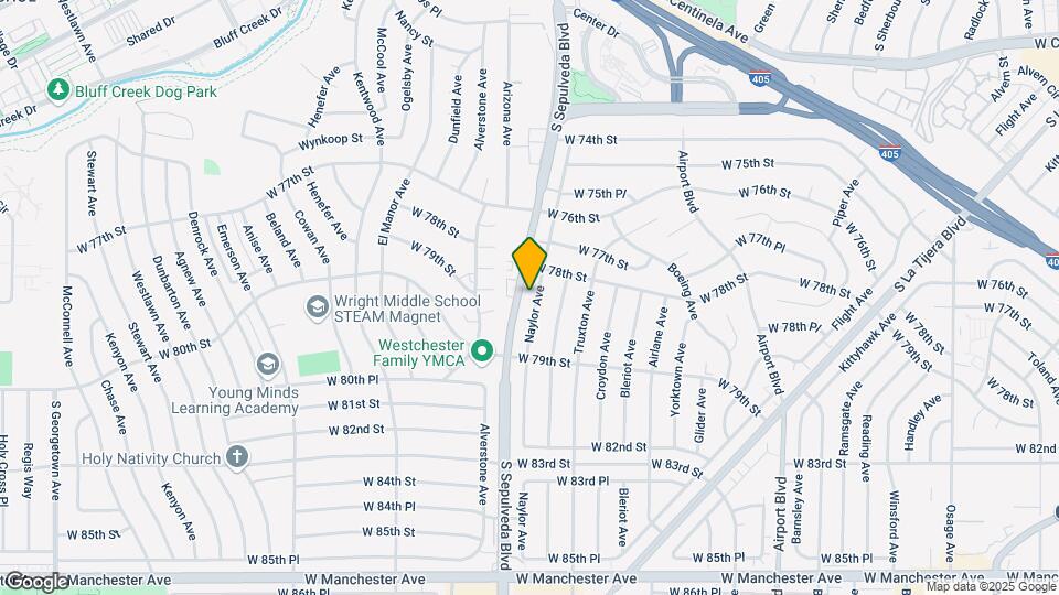 7833 Naylor Ave Map and Location Details