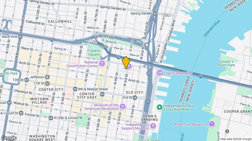 136 N 3rd St Map and Location Details