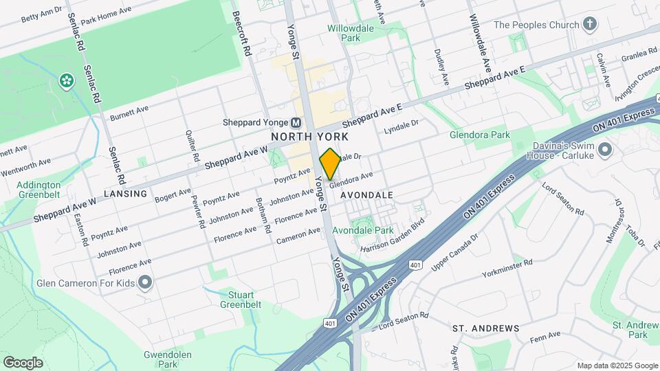 14 Glendora Ave Map and Location Details