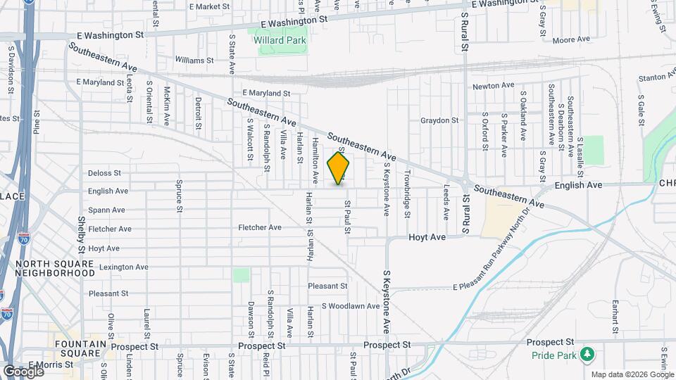 2235 English Ave Map and Location Details