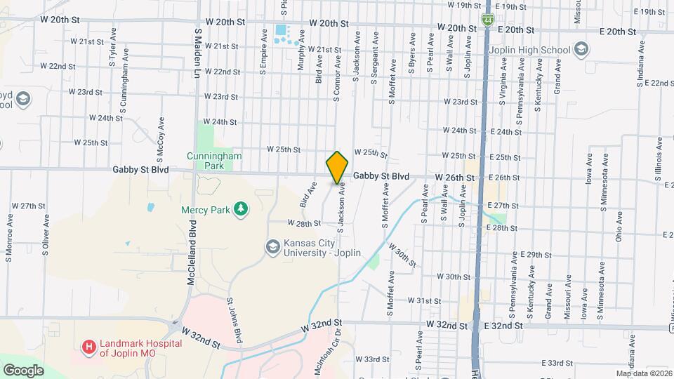 2610 S Jackson Ave Mapa y Detalles de la Ubicación