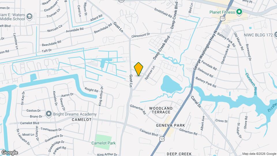1326 Deep Creek Blvd Map and Location Details