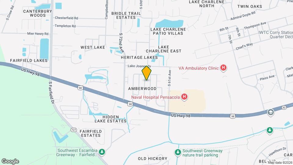 854 Amberway Dr Map and Location Details