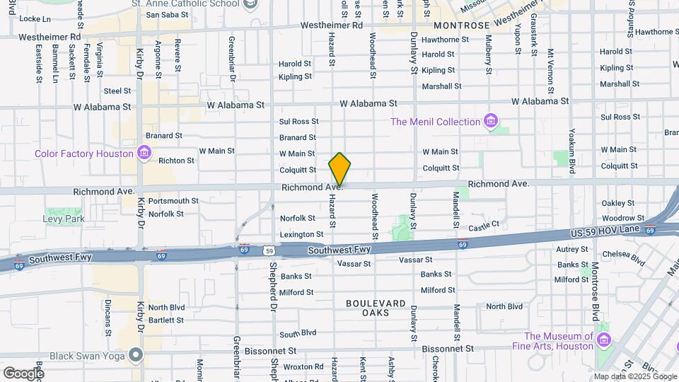 1849 Richmond Ave. Map and Location Details