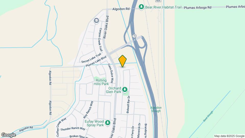 1331 Oregon Creek Way Map and Location Details