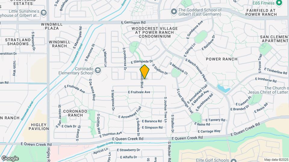 3801 E Ironhorse Ct Map and Location Details