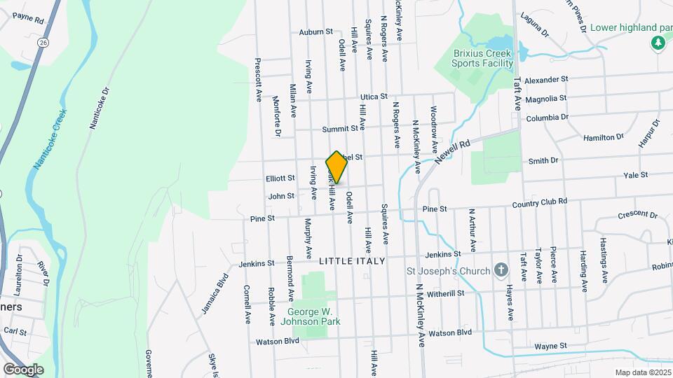 416 Oak Hill Ave-Unit -2 Map and Location Details
