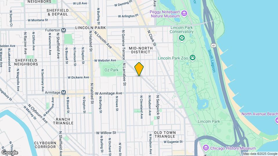 2058 N Cleveland Ave Map and Location Details
