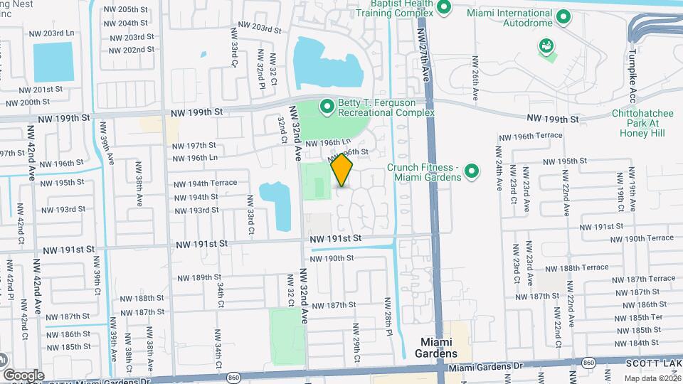 19393 NW 30th Ct Map and Location Details