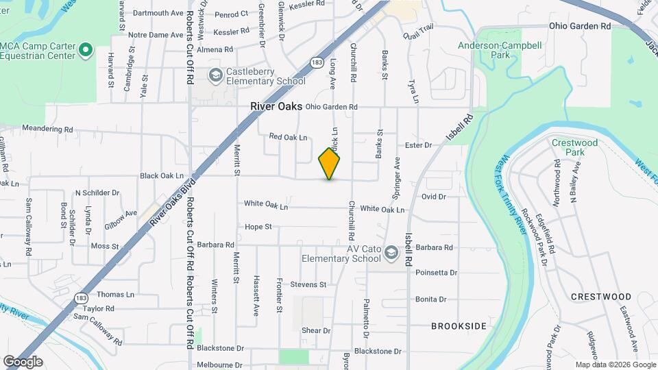 4801 Black Oak Ln Map and Location Details