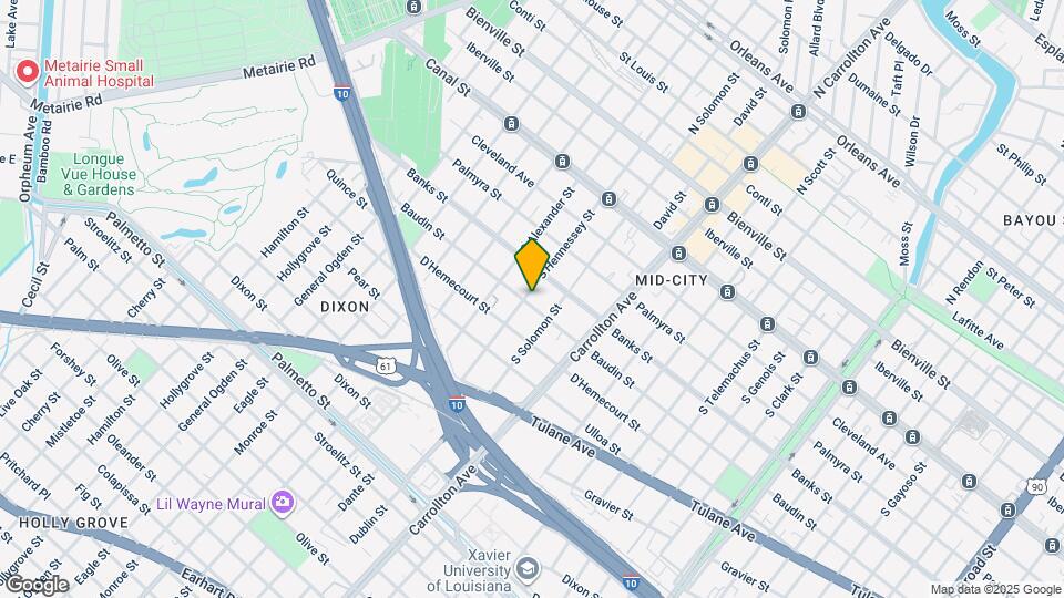 432 S Hennessey St Map and Location Details