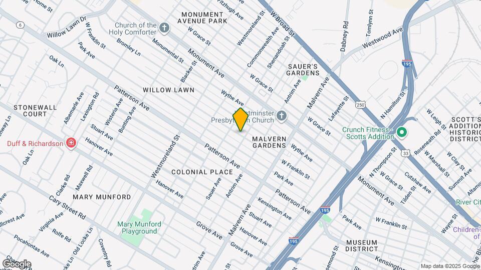 4302 W Franklin St Map and Location Details