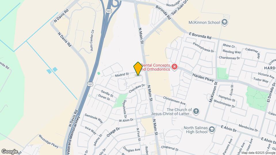 1823 Cherokee Dr Map and Location Details