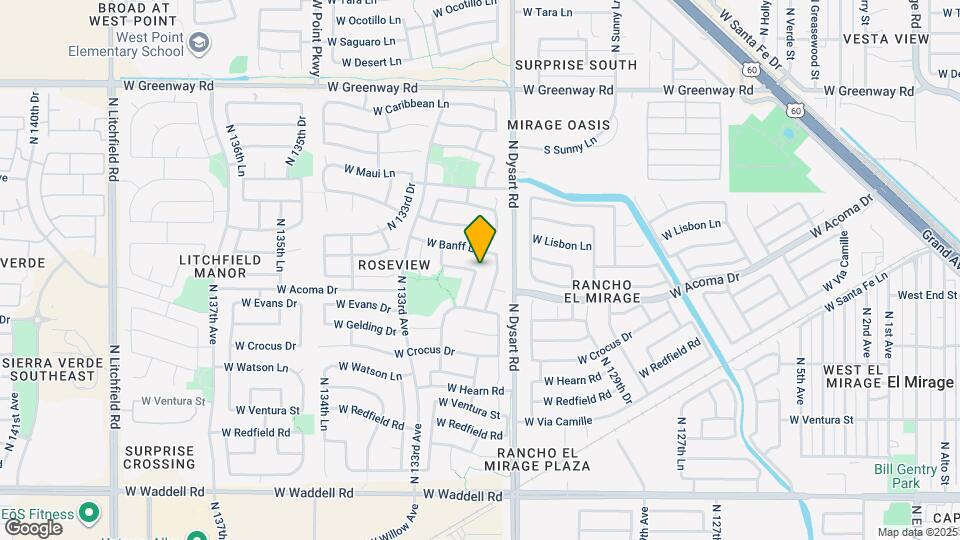 14663 N 132nd Ave Map and Location Details