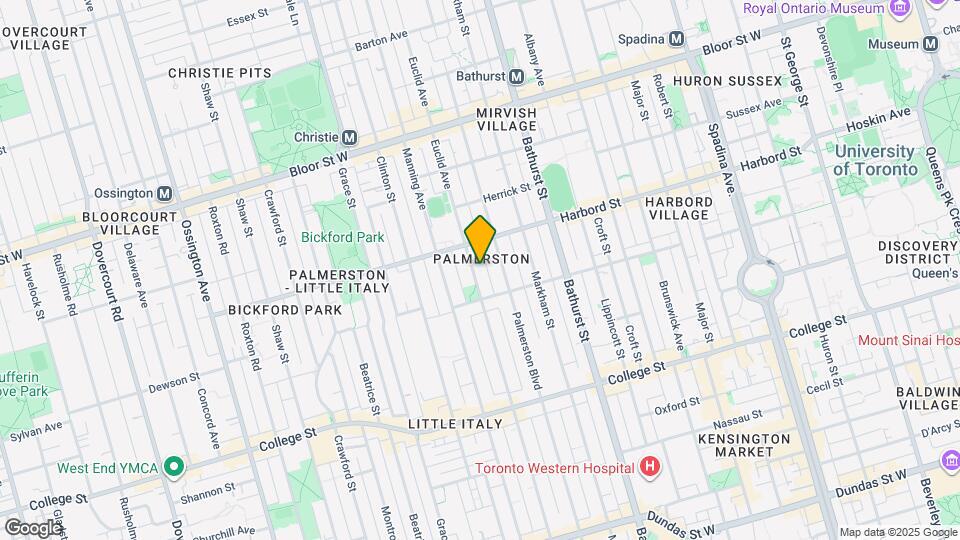 553 Euclid Ave Map and Location Details