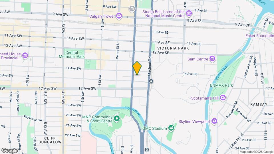 1410 1st St SE Map and Location Details