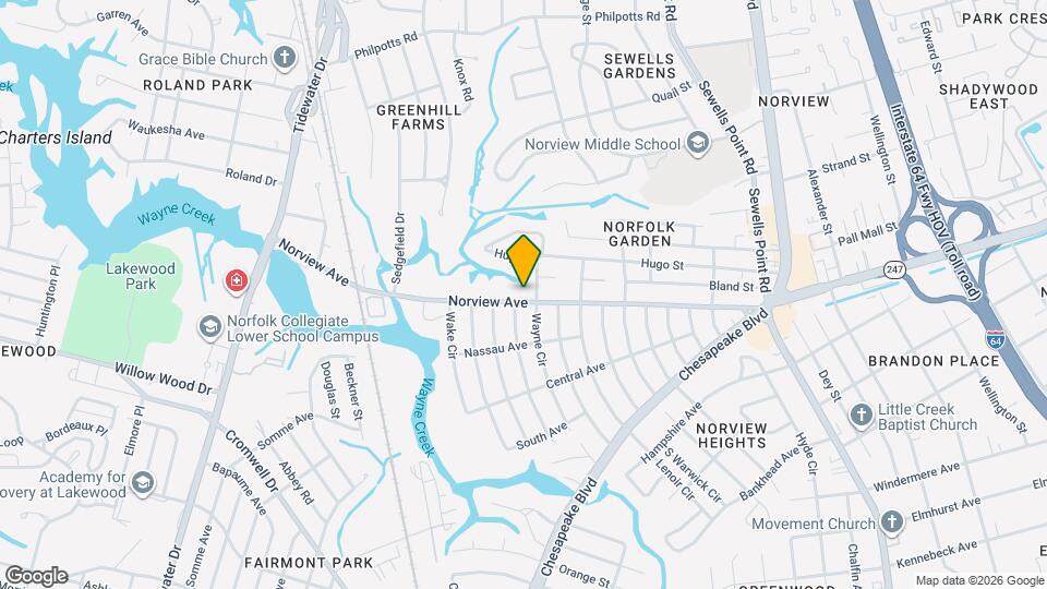 944 Norview Ave Map and Location Details