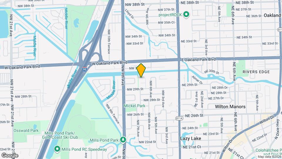 640 NW 30th St Map and Location Details