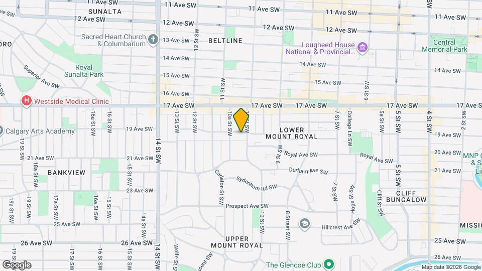 1129 Cameron Ave SW Map and Location Details
