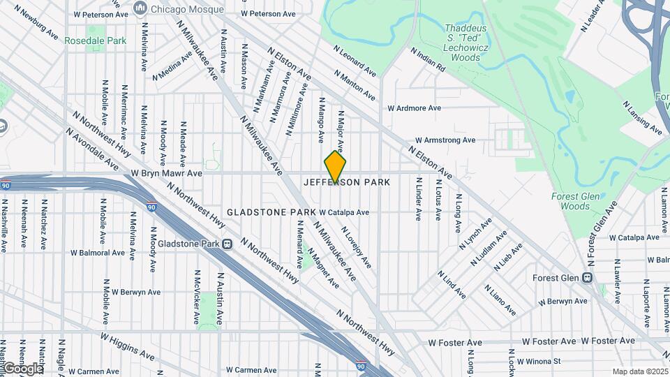 5536 N Major Ave Map and Location Details