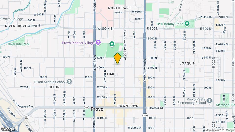 272 W 400 N, Unit 105 Map and Location Details
