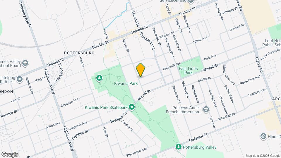 306 Spruce St Map and Location Details