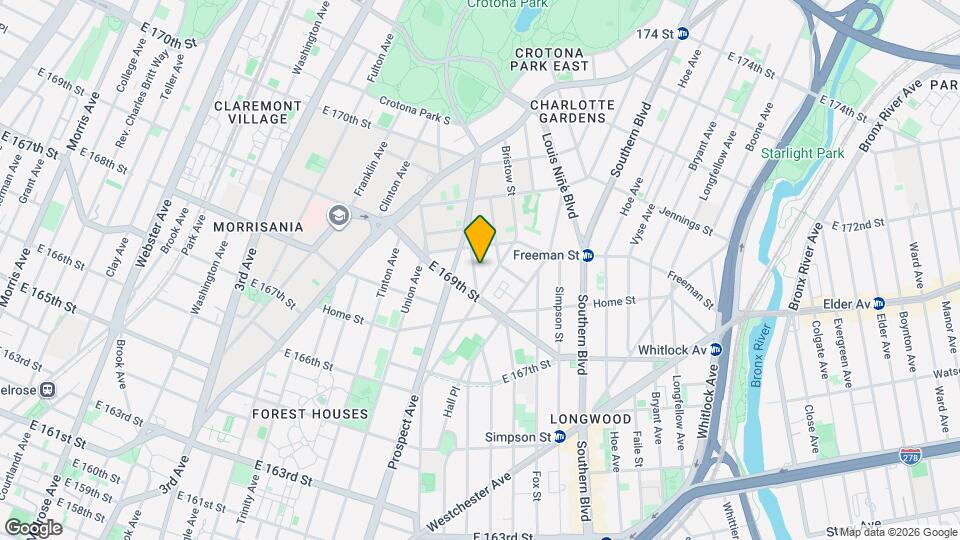 1366 Lyman Pl Mapa y Detalles de la Ubicación