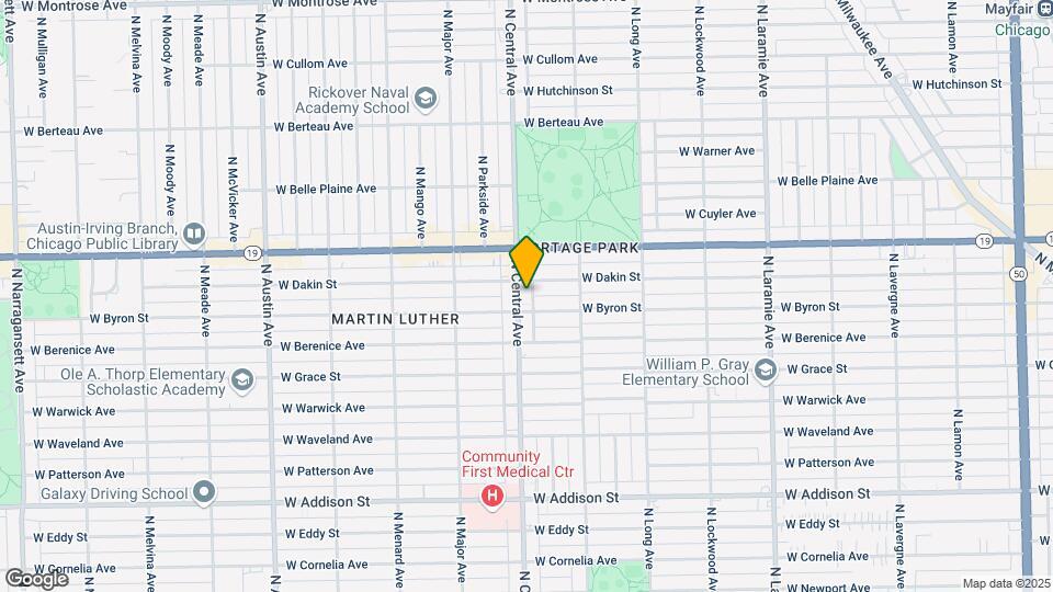3913 N Central Ave Map and Location Details