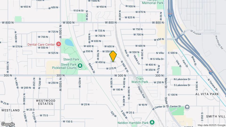 447 W 500 N Map and Location Details