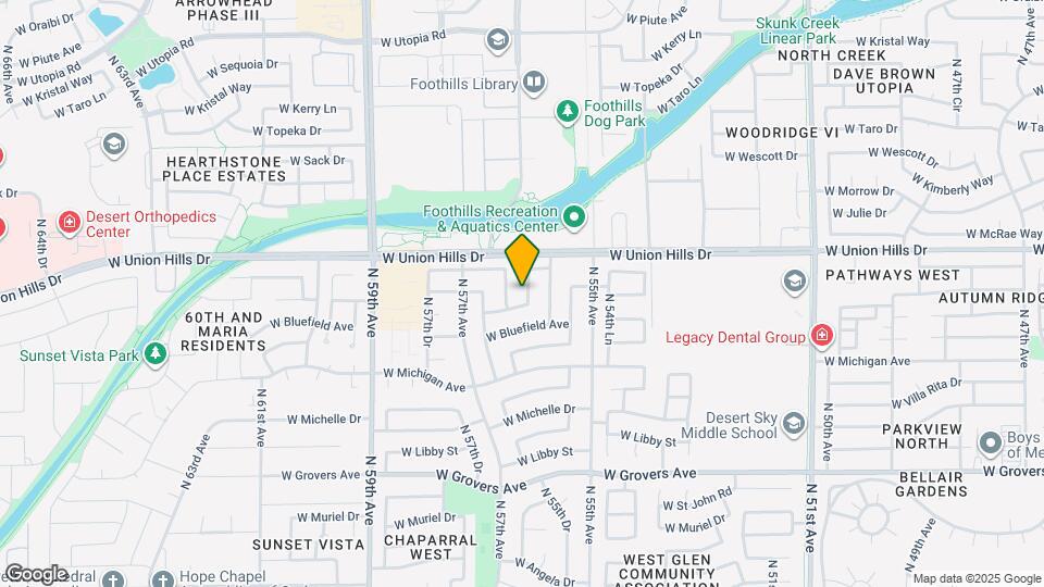 18424 N 56th Ave Map and Location Details