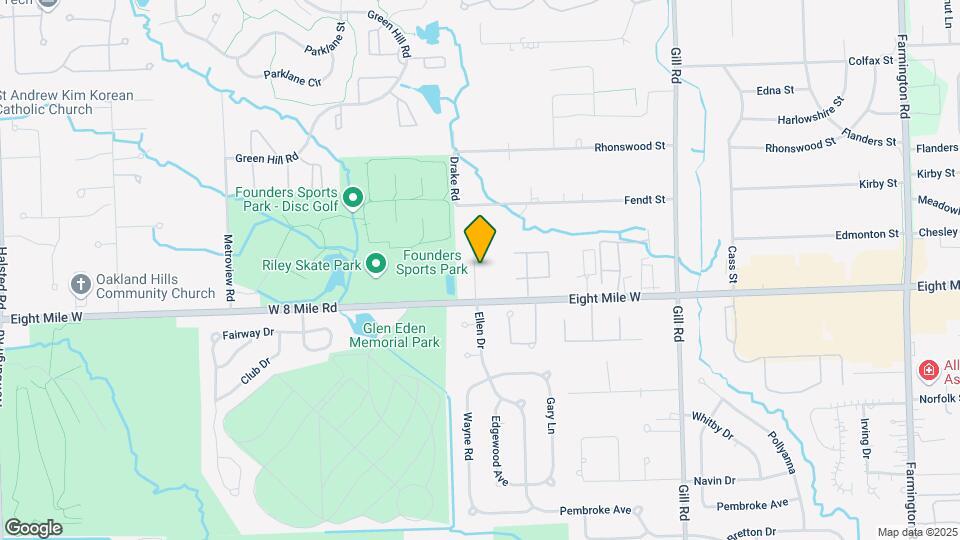 35248 W 8 Mile Rd Map and Location Details