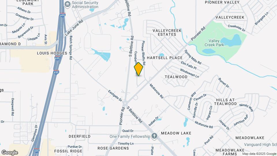 2708 Cumberland Trail Map and Location Details