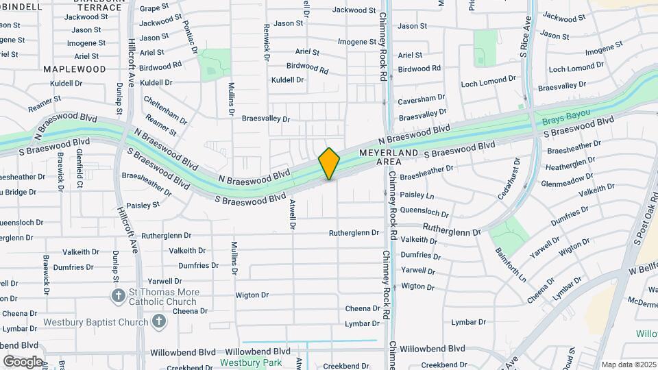 5507 S Braeswood Blvd Map and Location Details