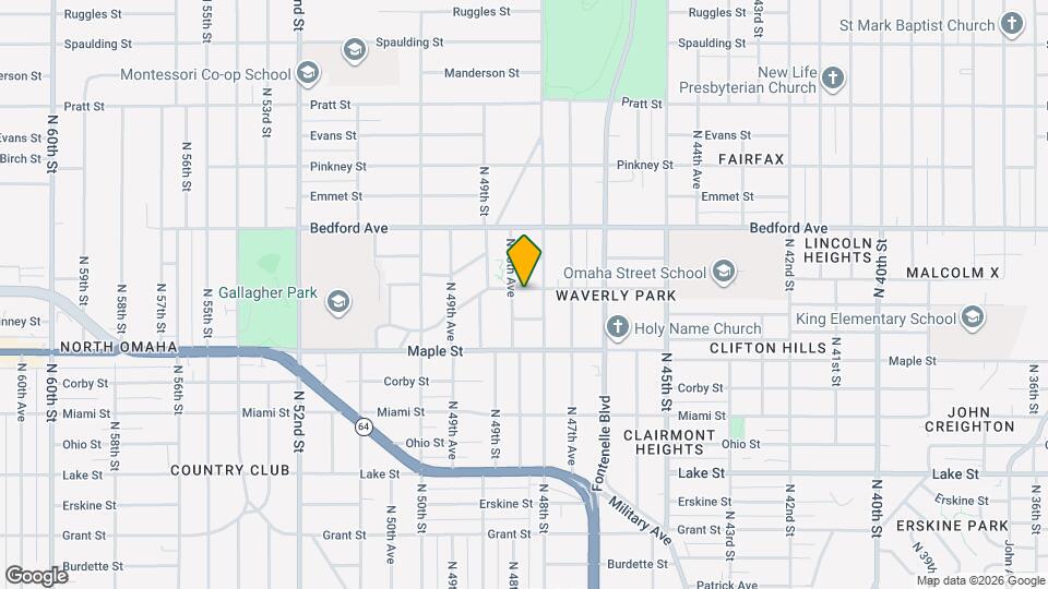 4819 Wirt St Map and Location Details