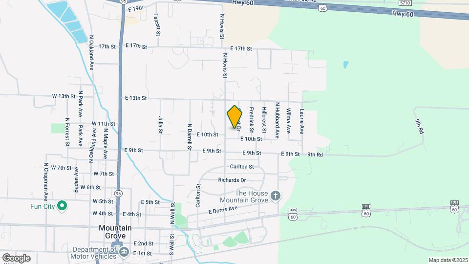 1003 Sunset Dr Map and Location Details