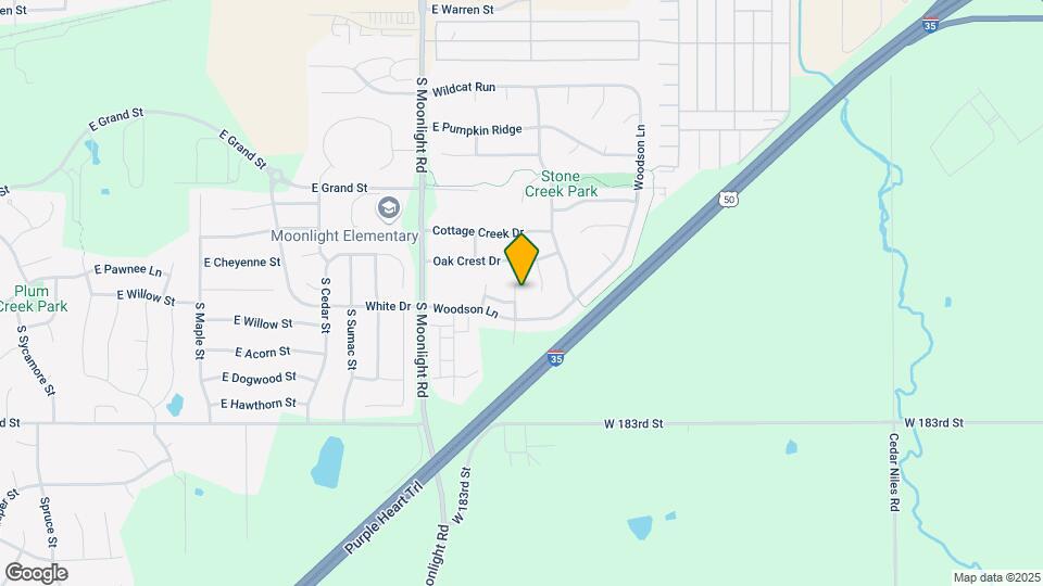 816 S Woodson Ct Map and Location Details