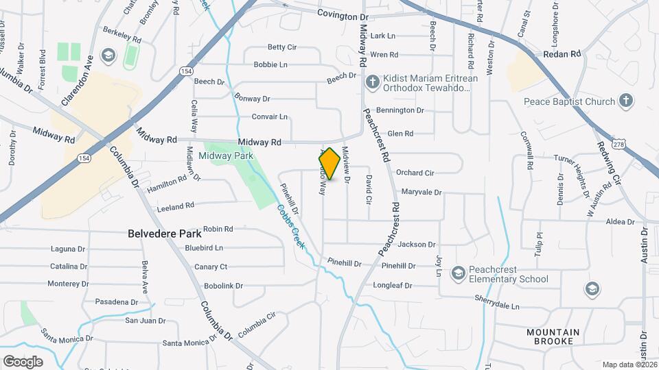 1394 Alverado Way Map and Location Details