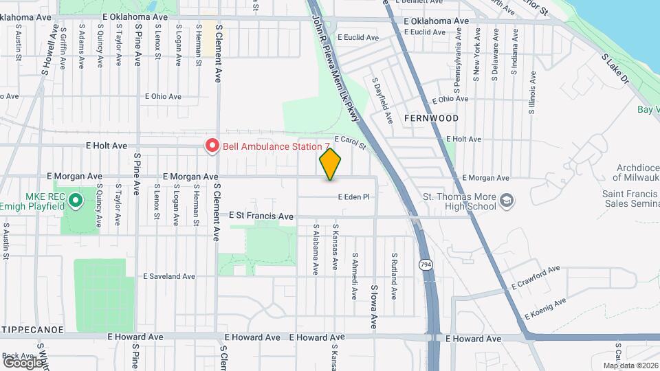 1727 E Morgan Ave Map and Location Details