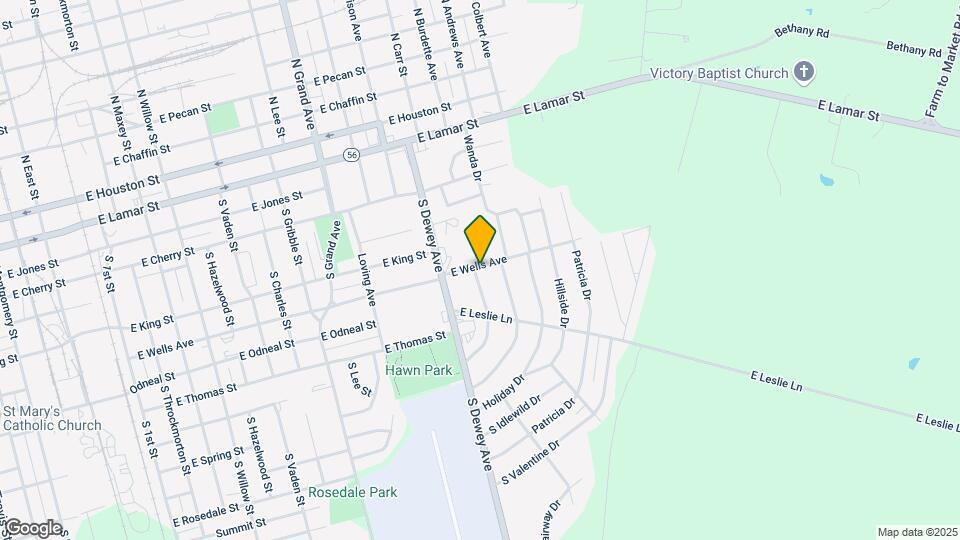 701 S Burdette Ave Map and Location Details
