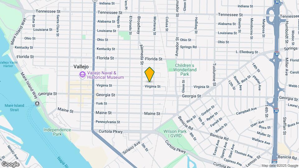 930 Virginia St Map and Location Details