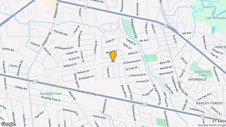 1428 N Sherwood Dr Map and Location Details