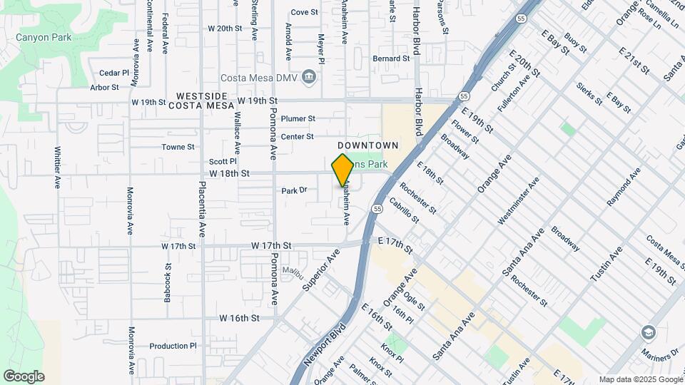 1773-1775 1/2 Anaheim Ave Map and Location Details
